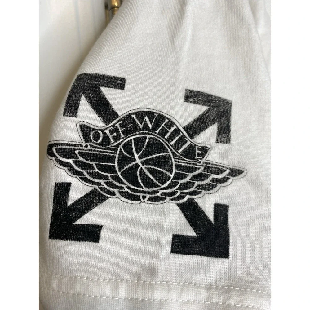 Off-white X Jordan Men's Virgil Abloh Hoop Heroes Basketball Shirt Size M *read*